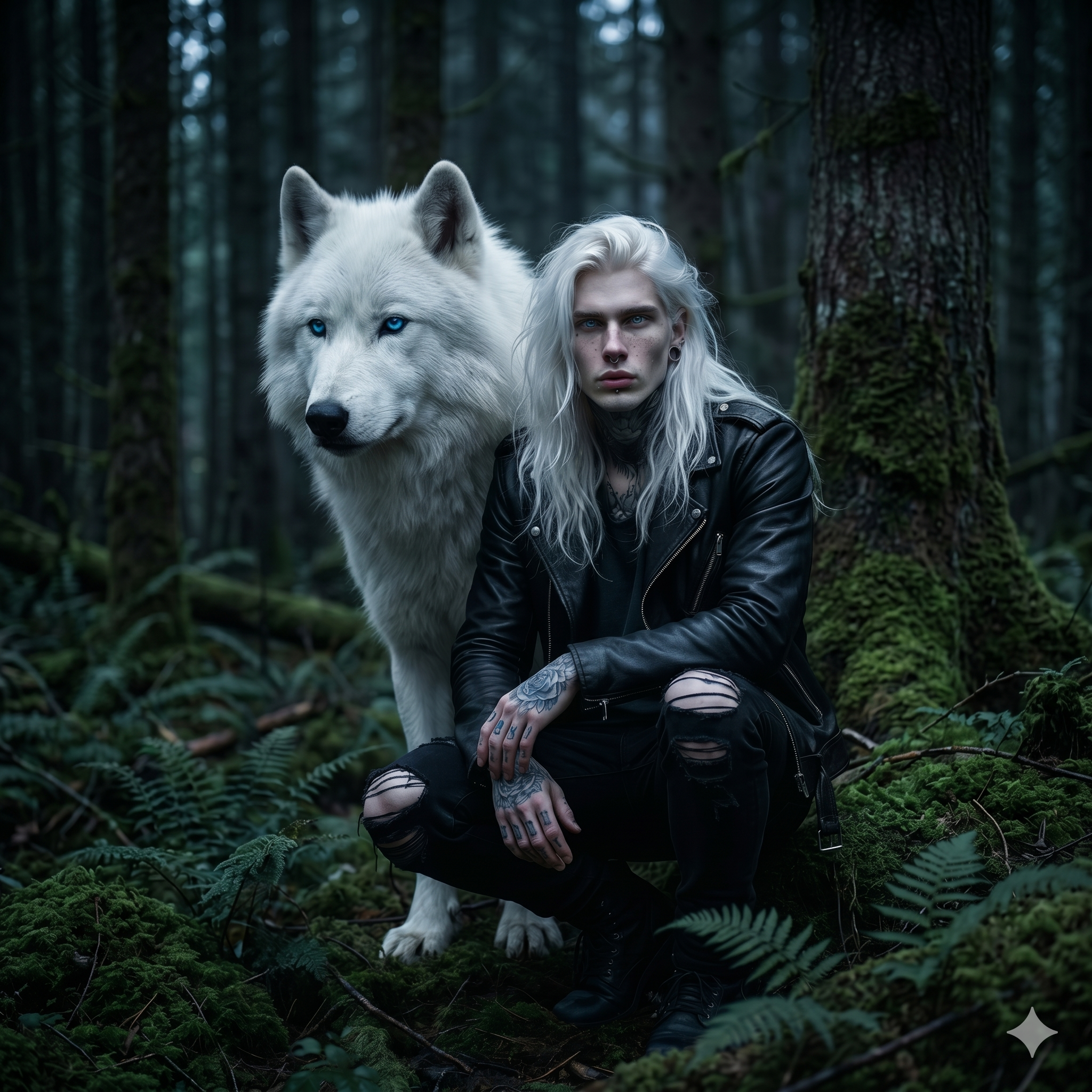 Arian 'Snow' Blackheart - Personaje de Luz de luna carmesí